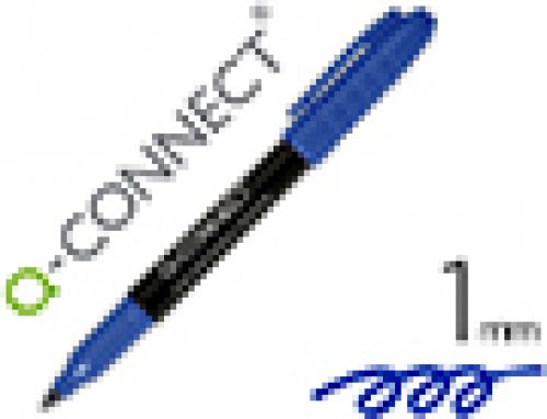 Marcador q-connect para cd/dvd ponta fibra permanente azul ponta redonda 1,0 mm , Q-connect , 43302 , 5705831023017